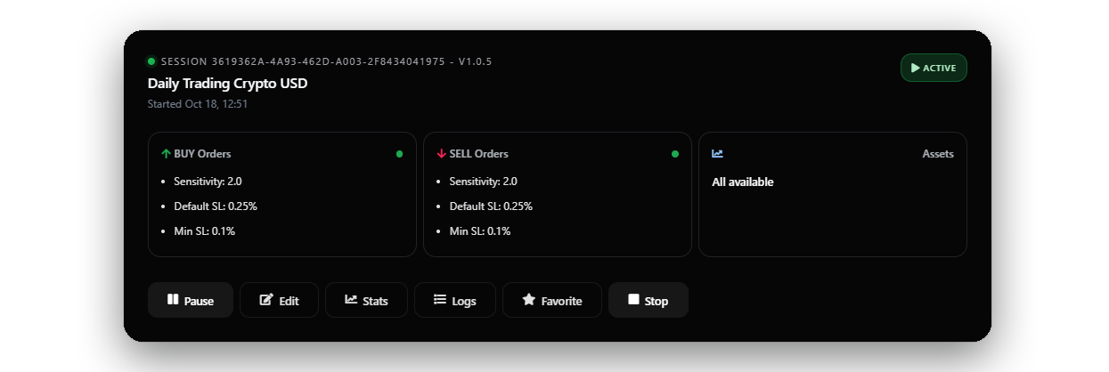 Crossd landing workspace showing AI-driven automation